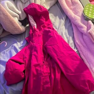 Wonder Nation Pink Ruched One Piece Swimsuit